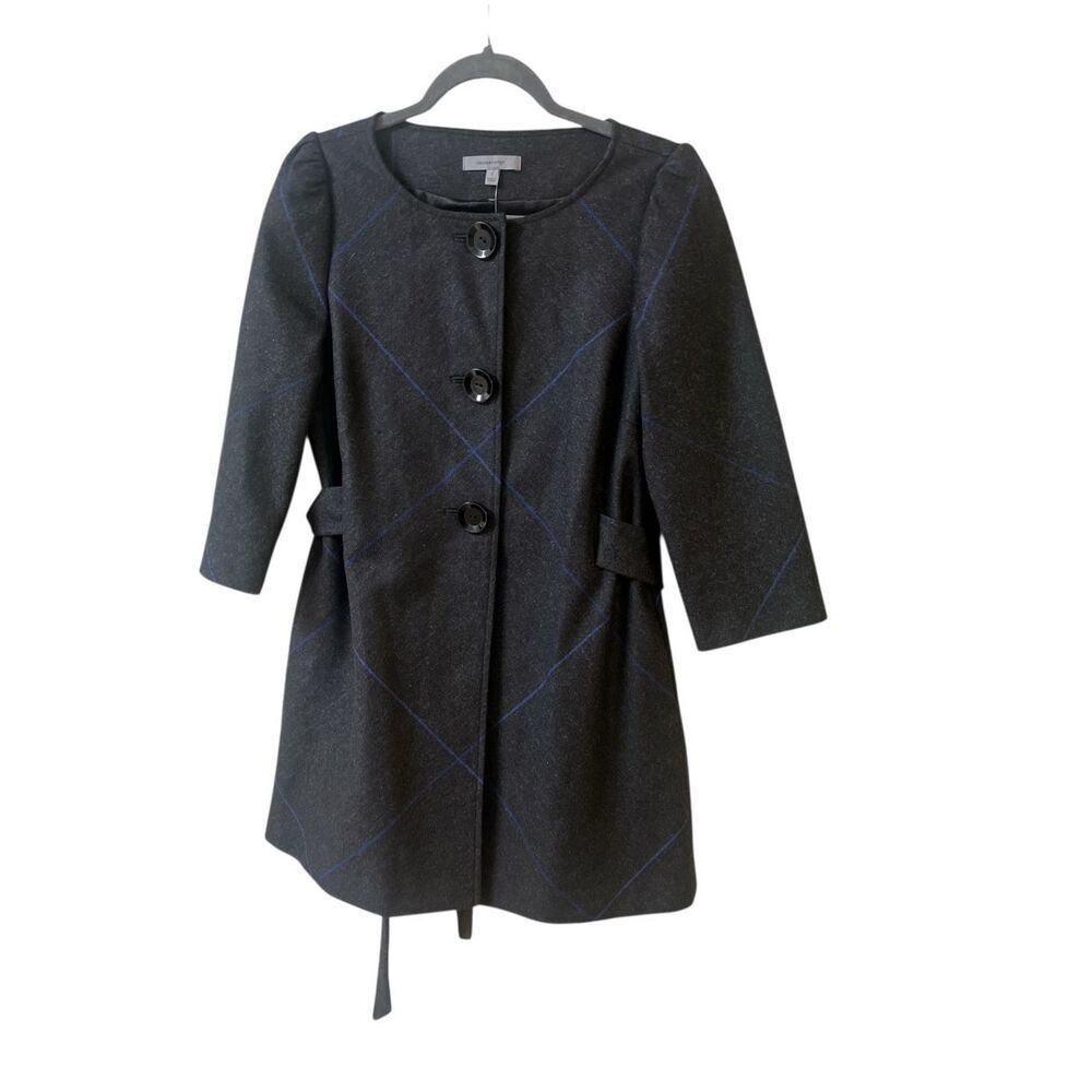 Classiques Entier jacket blazer gray belted sz Small